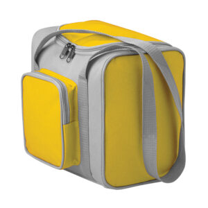 Snack Pack Cooler Grey & Yellow