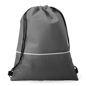 Ridge Drawstring Bag Grey