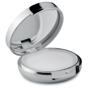 Duo Mirror & Lip Balm Silver