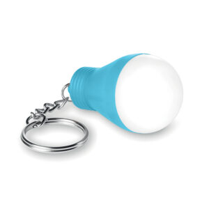 Light Bulb Keyring Turquoise