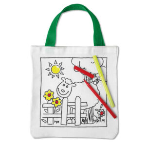 Kiddies Cotton Colour Bag White