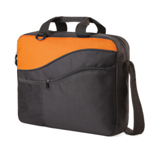 Wave Conference Bag Black & Orange