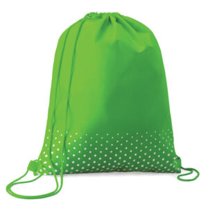 Polka Dot Drawstring Lime