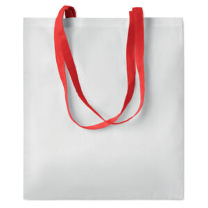 Colour Handle Shopper Red