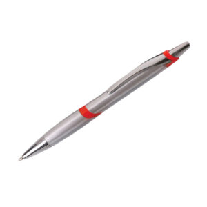Stargate Ballpoint Pen Silver & Red