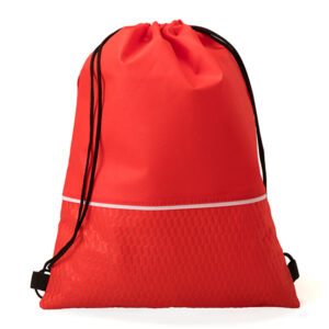Ridge Drawstring Bag Red