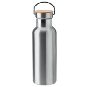 Double Wall Stainless Steel Flask Silver
