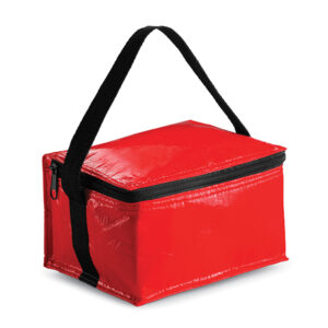 Non Woven Laminated Cooler Red