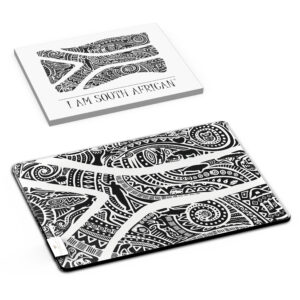 Andy Cartwright 'I Am South African' Glass Serving Board