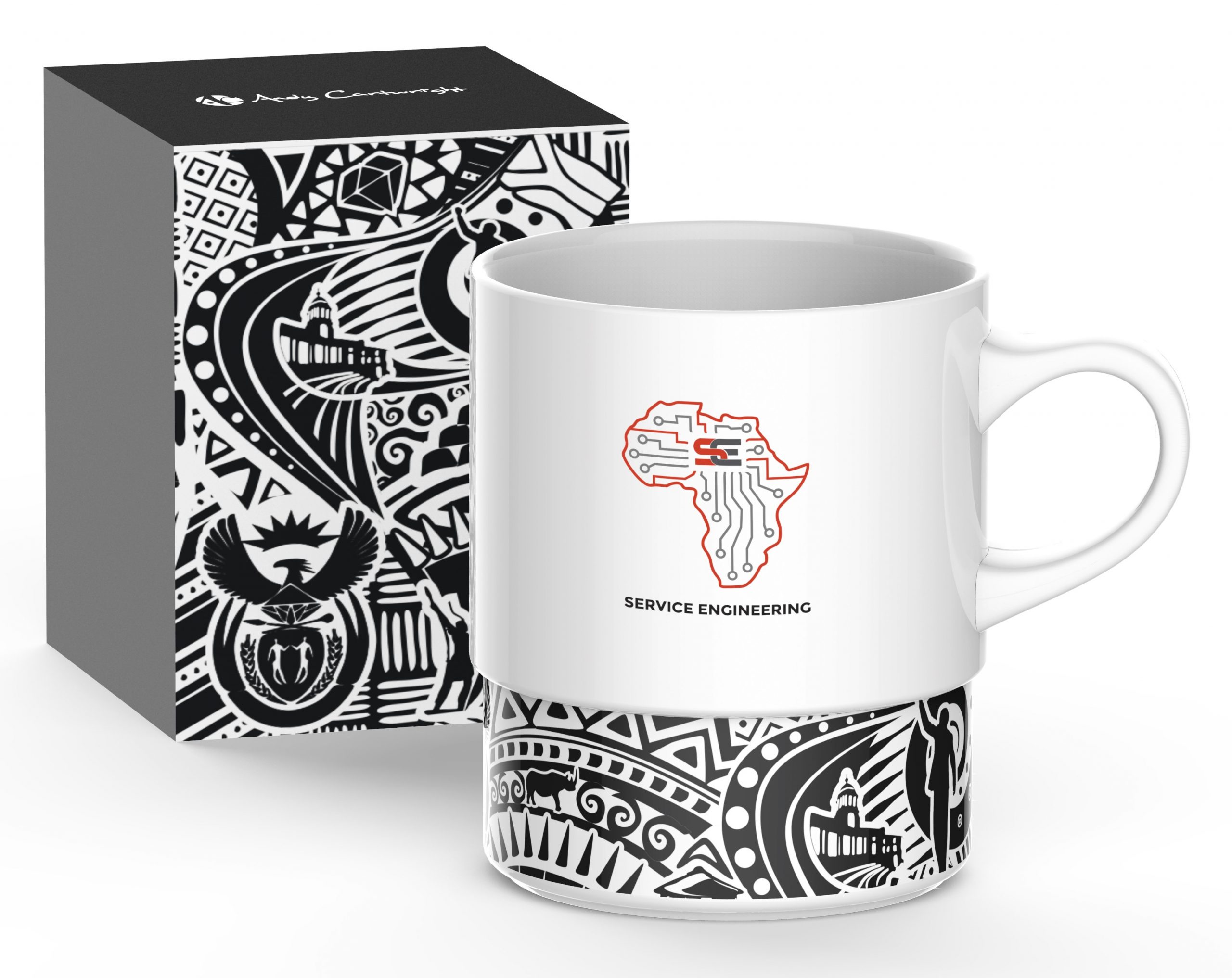 Andy Cartwright 'I Am South African' Coffee Mug - 380ml