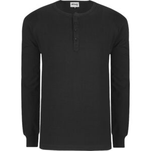 Mens Long Sleeve Henley T-Shirt