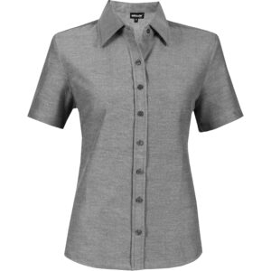 Ladies Short Sleeve Oxford Shirt
