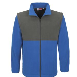 Mens Benneton Zip-Off Micro Fleece Jacket
