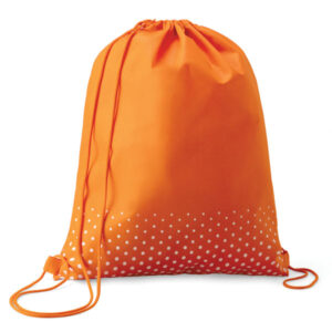 Polka Dot Drawstring Orange