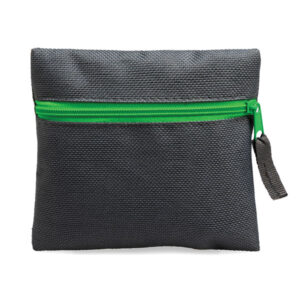 Zippered Square Pouch Lime