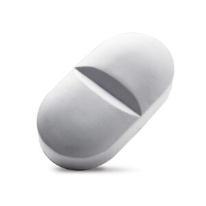 Pill Shaped Stress Ball White