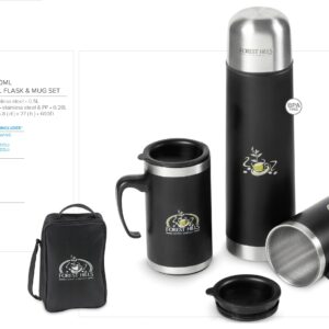 Cardinal 500Ml Double-Wall Flask & Mug Set