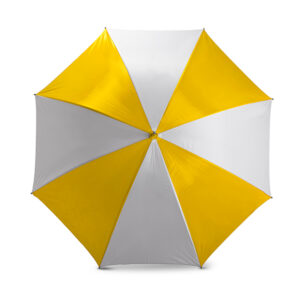 8 Panel Golf Umbrella White & Yellow