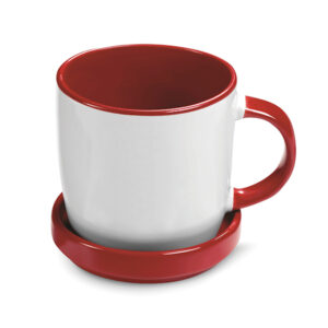 Enjoy Sub Mug & Coaster Red
