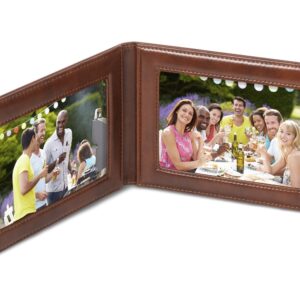 Fabrizio Fold Up Photo Frame Brown Only