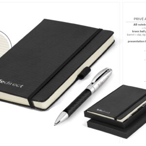 Privé A5 Notebook Gift Set
