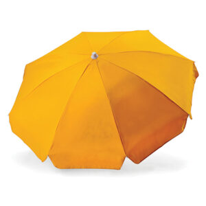8 Panel Beach Umbrella Yellow