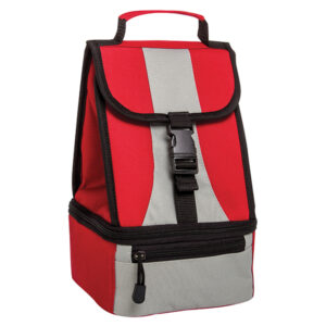Double Becker Clip Cooler Grey Red & Black