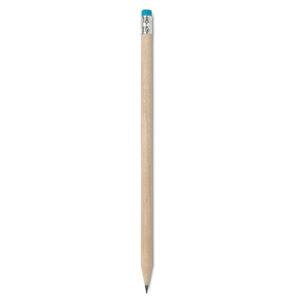 Natural Wood Pencil Blue