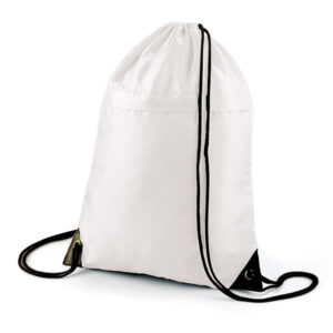 Drawstring with zip White