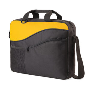 Wave Conference Bag Black & Yellow