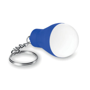 Light Bulb Keyring Royal Blue