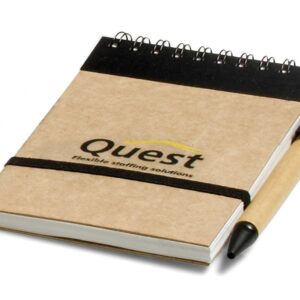 Eco-Logical A6 Notepad - Black Only
