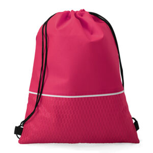 Ridge Drawstring Bag Pink
