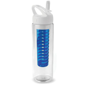 Fusion Flip Up Spout Water Bottle Blue