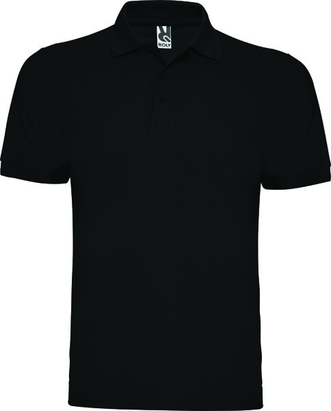 Pegaso Pique Polo Black