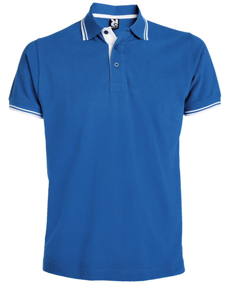 Montreal 2 Tone Golfer/RoyalBlue & White Royal Blue