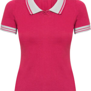 Nancy 2 Tone Polo Rosette