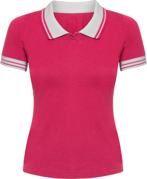 Nancy 2 Tone Polo Rosette