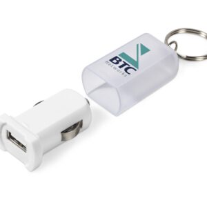 Ventura Usb Car Charger - Solid White Only