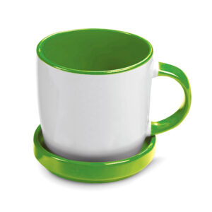 Enjoy Sub Mug & Coaster Lime