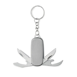 Multi Function Keyring Silver