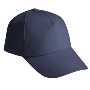 5 Panel Cotton Cap Navy