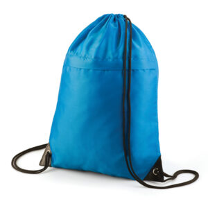 Drawstring with zip Royal Blue