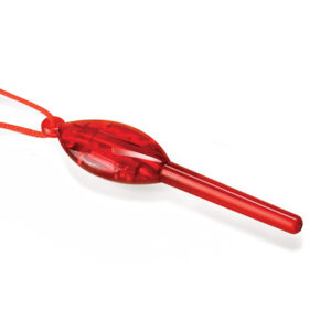 Oval Neck Pen Red