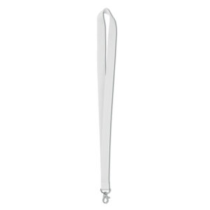 Simple Lanyard White