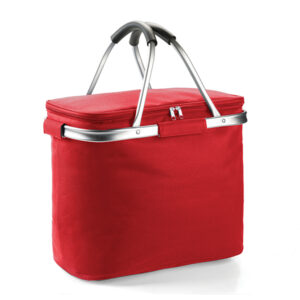 Picnic Cooler Basket Red