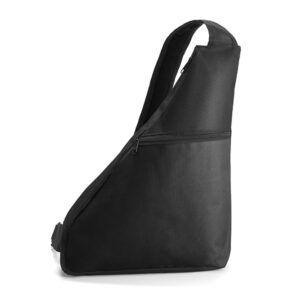 Triangular Shoulder Bag Black
