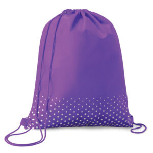 Polka Dot Drawstring Purple
