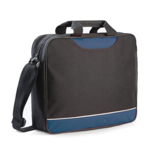 Shorewood Document Bag Black & Navy