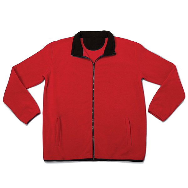 Mens Fleece Jacket Red